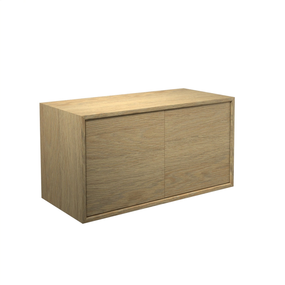 Royal System Modul m. Døre/hylde fra DK3 - Eg / Olie / Inkl. ophæng til lister - Jacobsen Plus