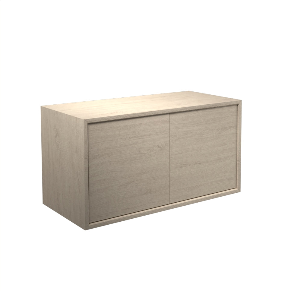 Royal System Modul m. Døre/hylde fra DK3 - Eg / Sæbe / Inkl. ophæng til lister - Jacobsen Plus