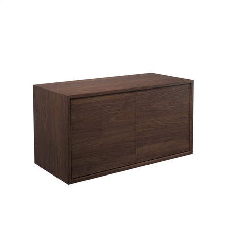 Royal System Modul m. Døre/hylde fra DK3 - Valnød / Olie / Inkl. ophæng til lister - Jacobsen Plus