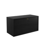 Royal System Modul m. Skrivebord/barklap fra DK3 - Eg / Sortlakeret / Inkl. ophæng til lister - Jacobsen Plus