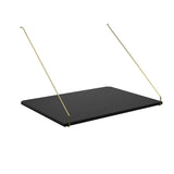 Royal System Skrivebordshylde fra DK3 - Eg / Sortlakeret / Rå messing - Jacobsen Plus