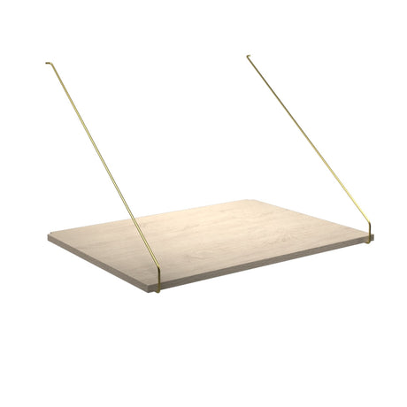 Royal System Skrivebordshylde fra DK3 - Eg / Sæbe / Rå messing - Jacobsen Plus