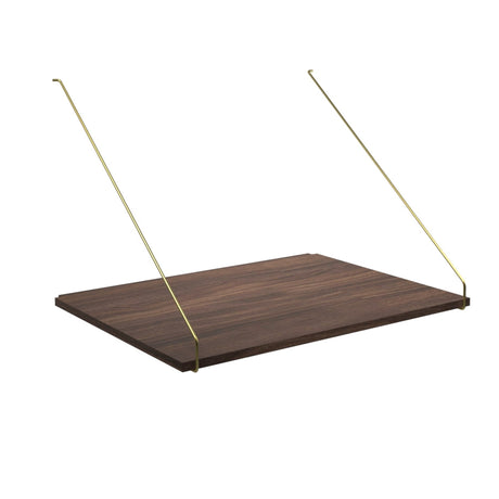 Royal System Skrivebordshylde fra DK3 - Røget eg / Olie / Rå messing - Jacobsen Plus