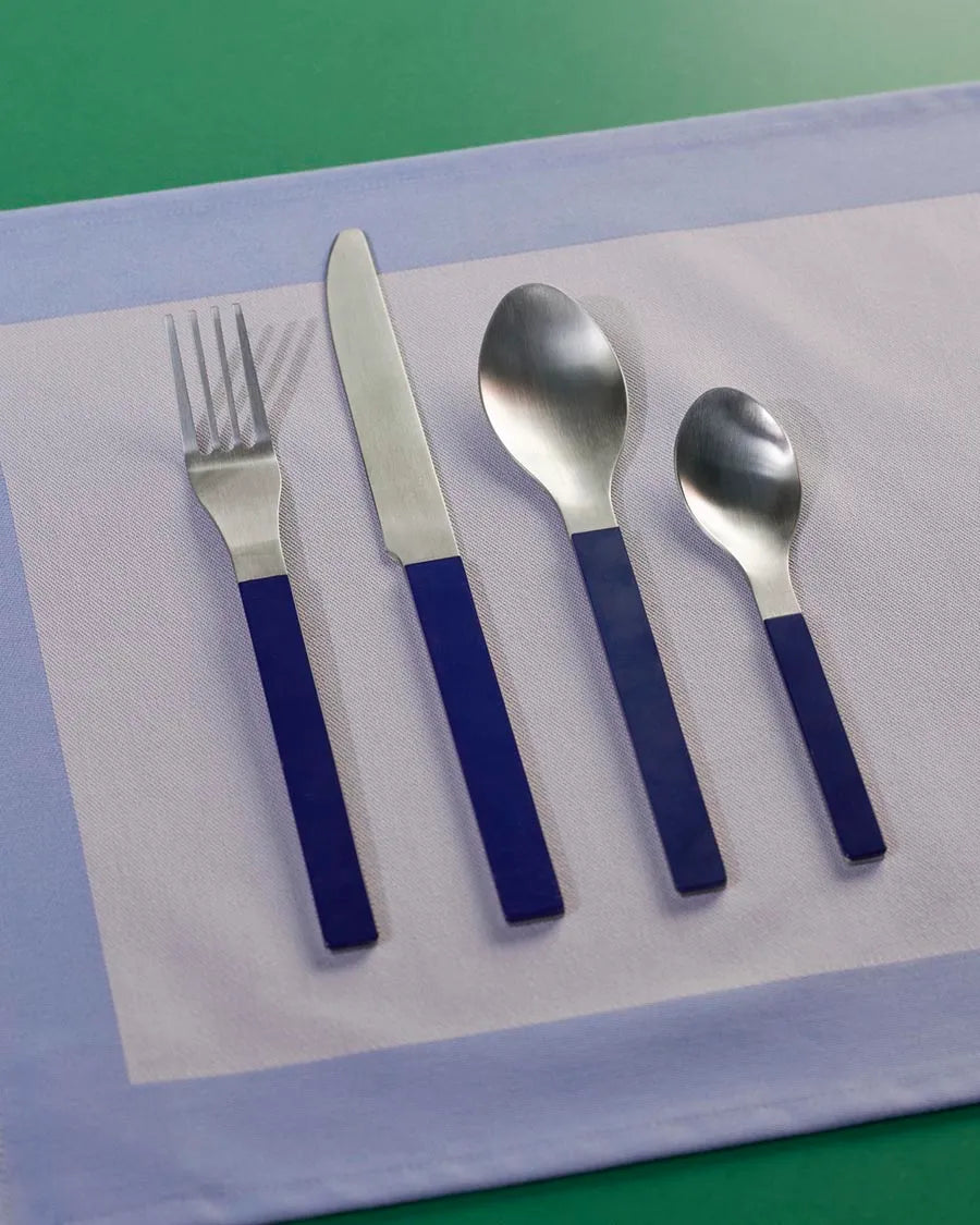 MVS Cutlery Set of 4, dark blue fra Hay