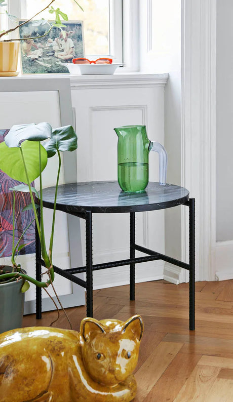 Rebar Side Table Ø45 fra Hay - Soft Black / Black Marble - Jacobsen Plus