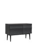 Reflect Sideboard Small, black fra Muuto