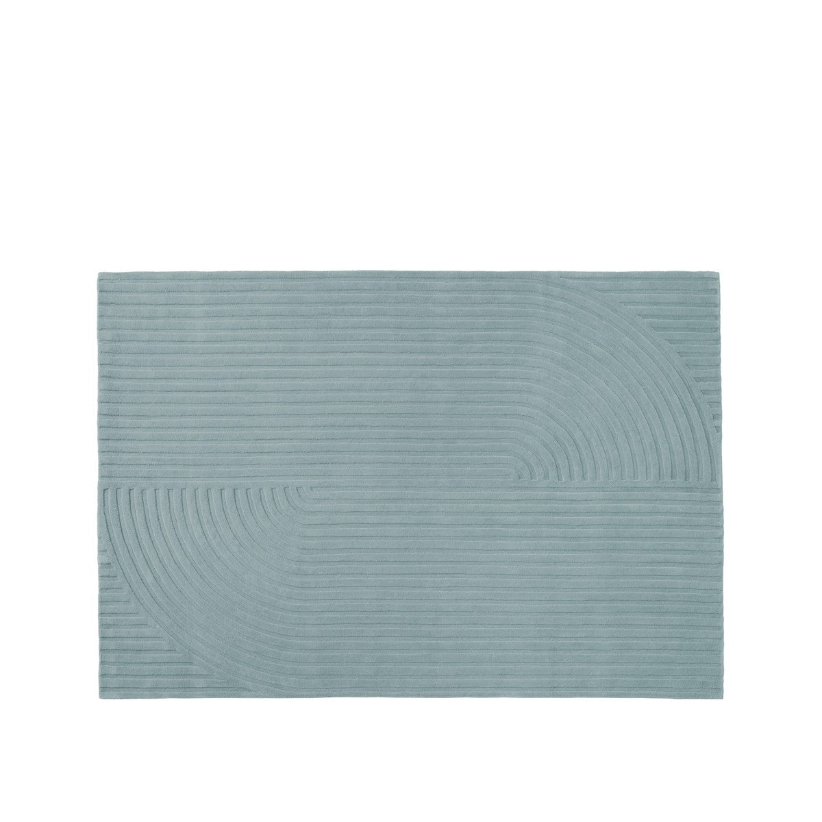 Muuto - Relevo Quattro gulvtæppe, 170 x 240 cm - Sage Green - Jacobsen Plus