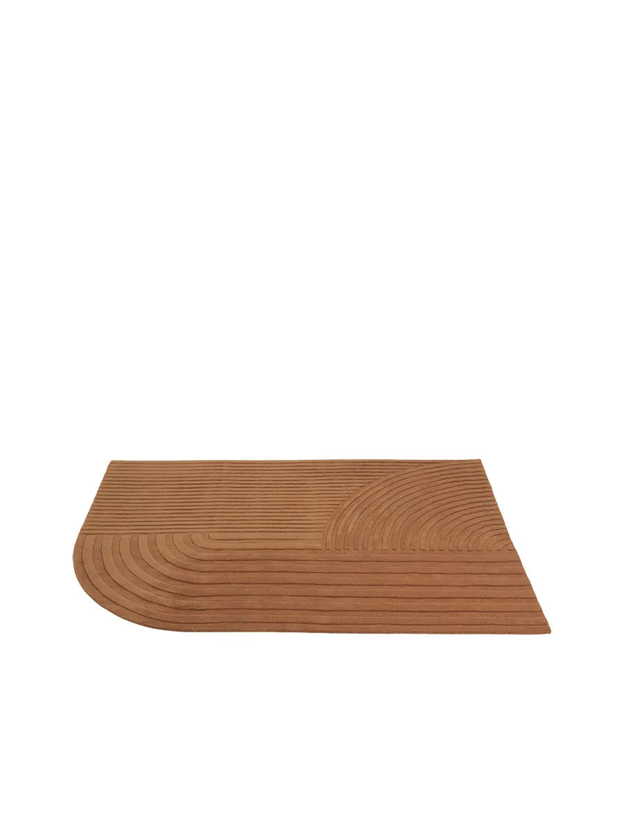 Relevo Rug, 170 x 240 cm fra Muuto - Burnt orange - Jacobsen Plus
