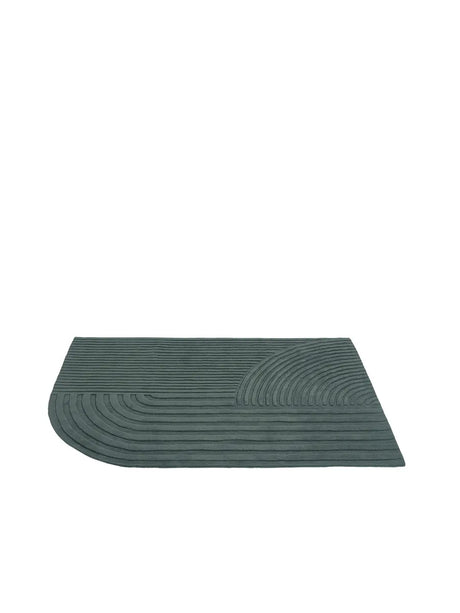 Relevo Rug, 170 x 240 cm fra Muuto - Dark green - Jacobsen Plus