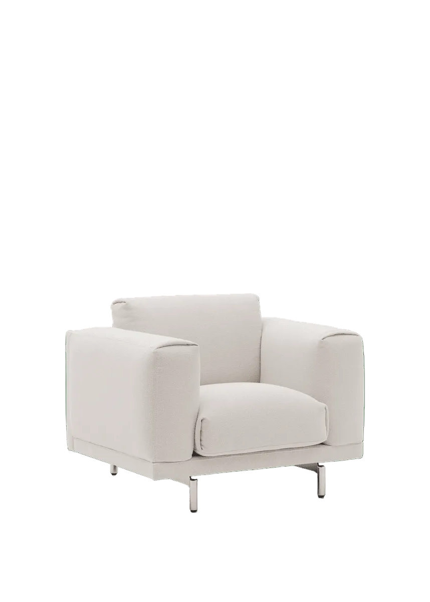 Muuto - Rest Loungestol - Acca 121 - Krom stel - Jacobsen Plus