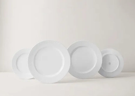 Rhombe tallerkner fra Lyngby Porcelæn - Middag - Ø: 27cm / Porcelæn - Jacobsen Plus