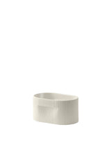Ridge Planter, off white fra Muuto - H 13 cm - Jacobsen Plus
