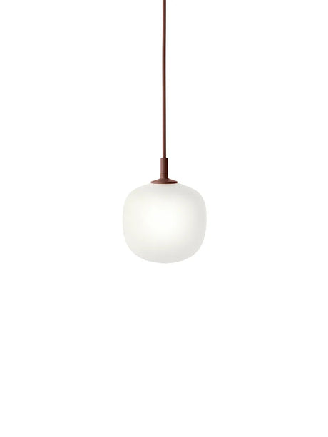 Rime Pendant Lampe, Ø 12 cm fra Muuto - Deep red - Jacobsen Plus