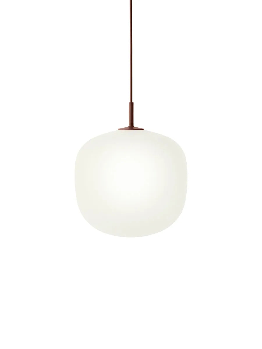Rime Pendant Lampe, Ø 25 cm fra Muuto - Deep red - Jacobsen Plus