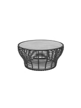 Basket Sofabord fra Cane-line - Stor - H45 x Ø95 cm / Graphite-Fossil Grey - Jacobsen Plus