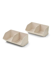 Rosemary Opbevaringskasse M 2-pak, Sandy fra Liewood