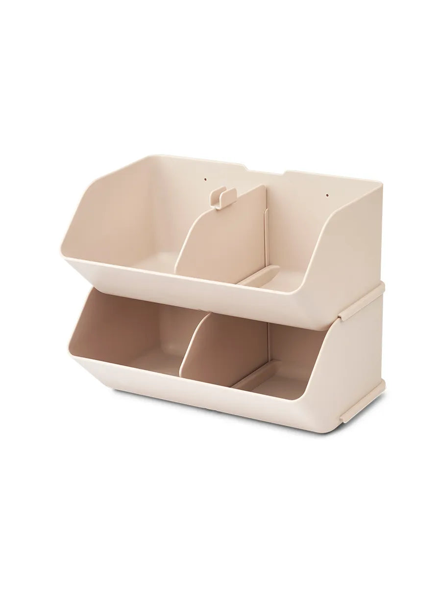 Rosemary Opbevaringskasse M 2-pak, Sandy fra Liewood