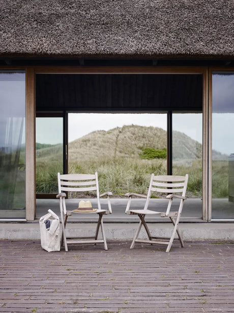 Skagerak Selandia Sæt, 2 armstole og Ø 94 bord fra Fritz Hansen - 3 - Jacobsen Plus