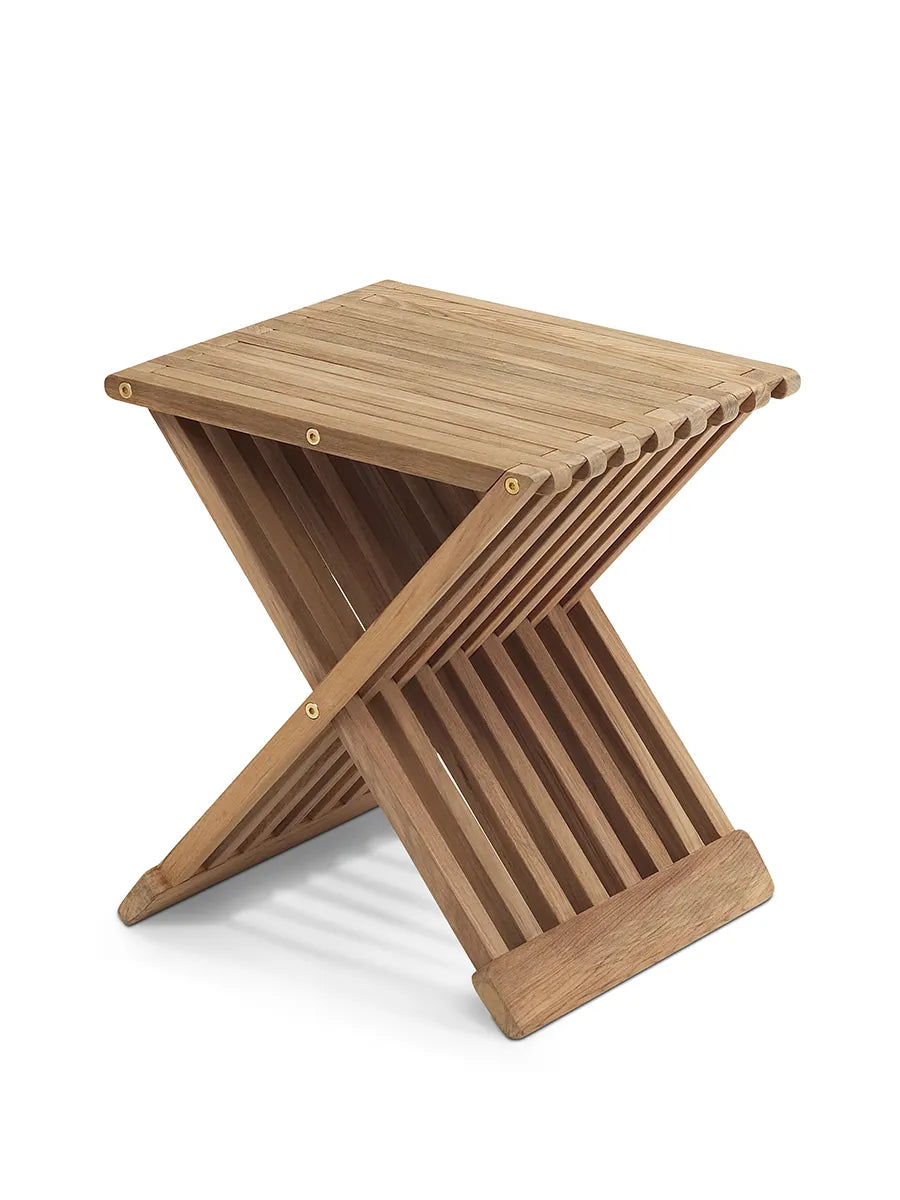 Skagerak Fionia Taburet fra Fritz Hansen - Teak - Jacobsen Plus