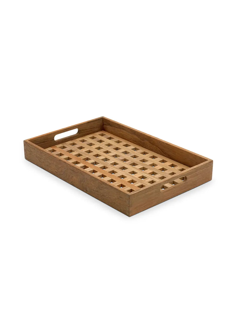 Skagerak Fionia bakke 48x32 fra Fritz Hansen - Teak - Jacobsen Plus