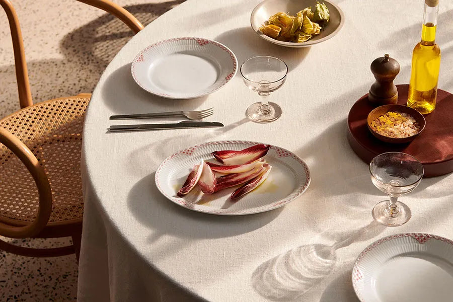 Royal Copenhagen Koral Riflet Blonde Fad, 28 cm