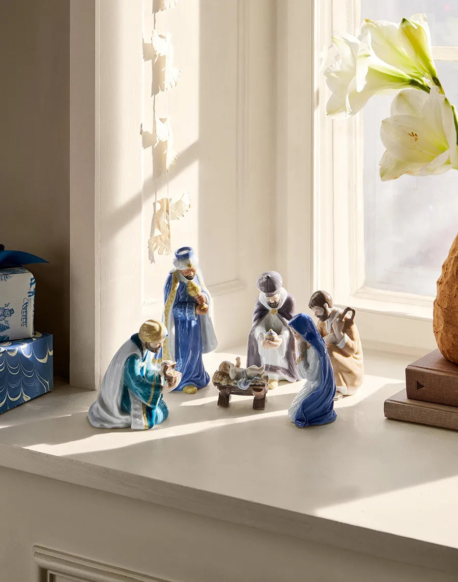 Royal Copenhagen Figurine Krybbespil, de 3 vise mænd