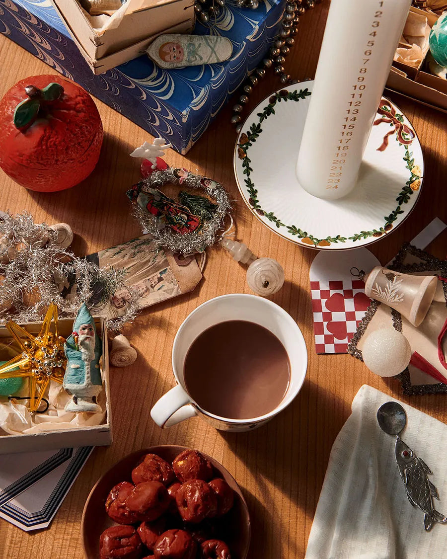 Royal Copenhagen Stjerne Riflet Jul Lysestage, 15,5 cm