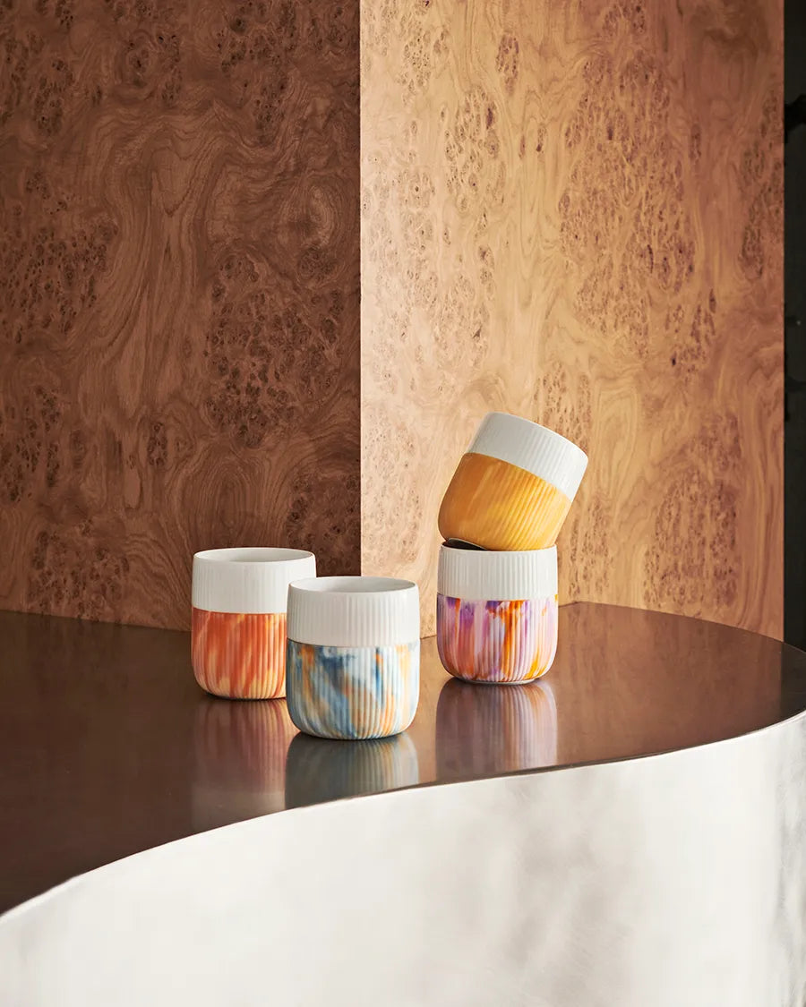 Royal Copenhagen Riflet Contrast Marble, Morning Sky 35 cl