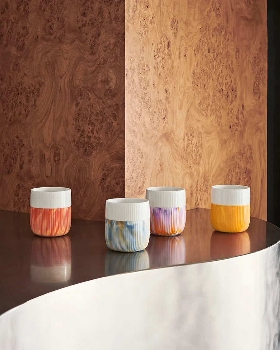 Royal Copenhagen Riflet Contrast Marble, Ocean Mist 35 cl