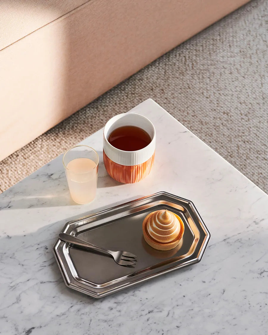 Royal Copenhagen Riflet Contrast Marble, Warm Ochre 35 cl