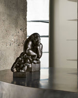 Gorilla figur grafit 20,5 cm fra Royal Copenhagen - 4 - Jacobsen Plus