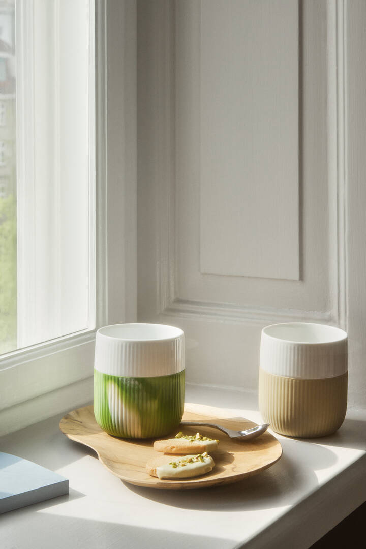 Riflet Contrast krus sand fra Royal Copenhagen