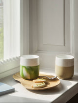 Riflet Contrast Marble Krus Green Grass fra Royal Copenhagen - 2 - Jacobsen Plus