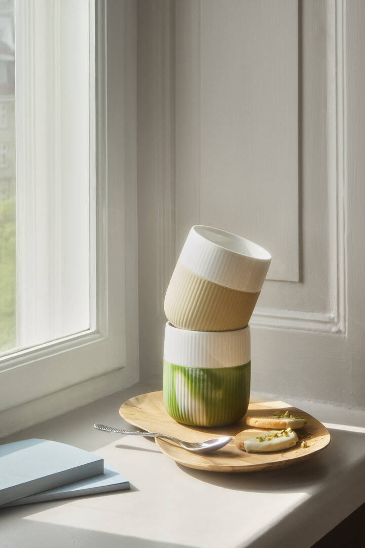 Riflet Contrast krus sand fra Royal Copenhagen