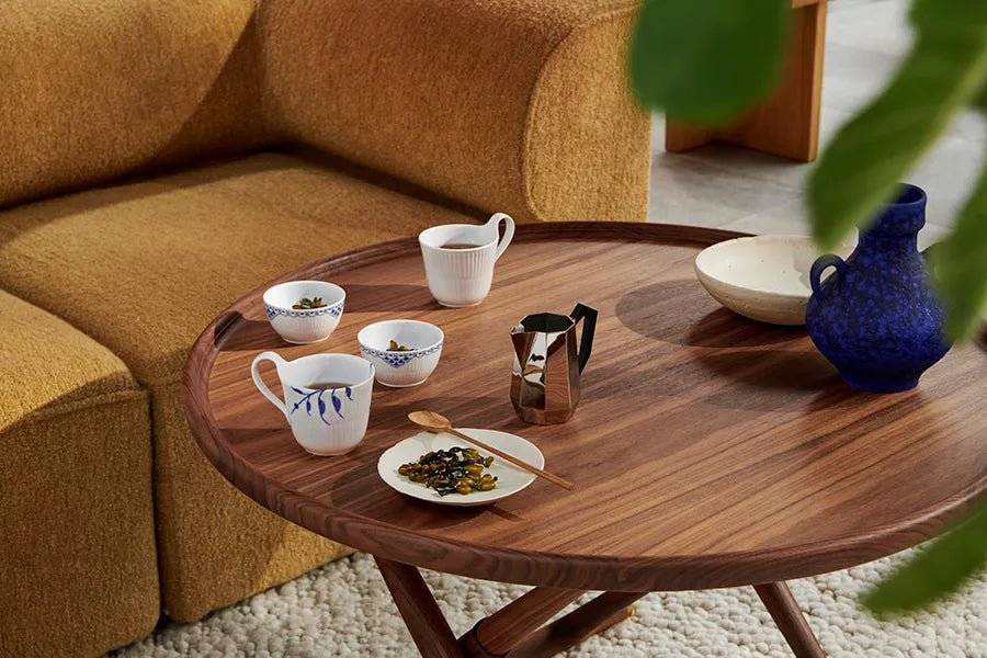 Royal Copenhagen Hvid Riflet, højhankskop 25 cl