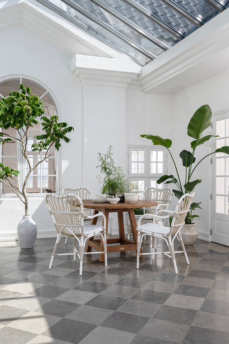 Margret Udendørs Spisestol, Dove White fra Sika-Design - Ingen hynde - Jacobsen Plus