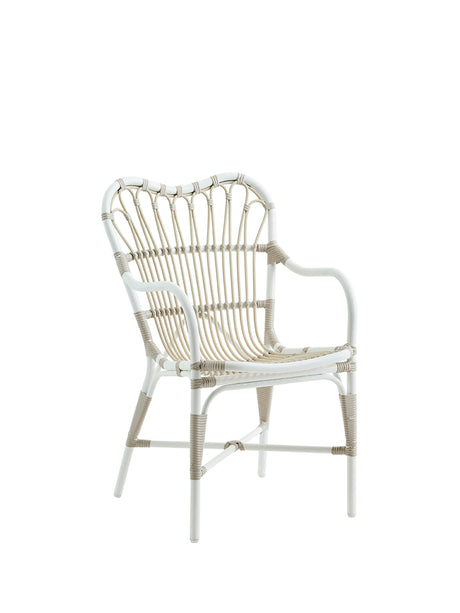 Margret Udendørs Spisestol, Dove White fra Sika-Design - Ingen hynde - Jacobsen Plus