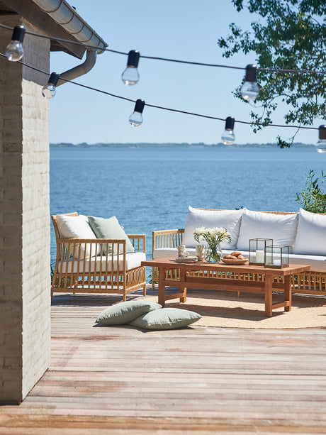 Caroline Exterior Lænestol, Natural fra Sika-Design - A616 Tempotest - Light Grey - Jacobsen Plus