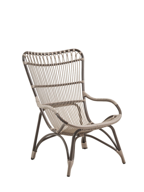 Monet Exterior Lænestol, Moccaccino fra Sika-Design - Ingen hynde - Jacobsen Plus