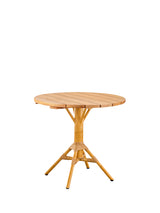 Nicole Cafébord Ø80 fra Sika-Design - Natural - Jacobsen Plus