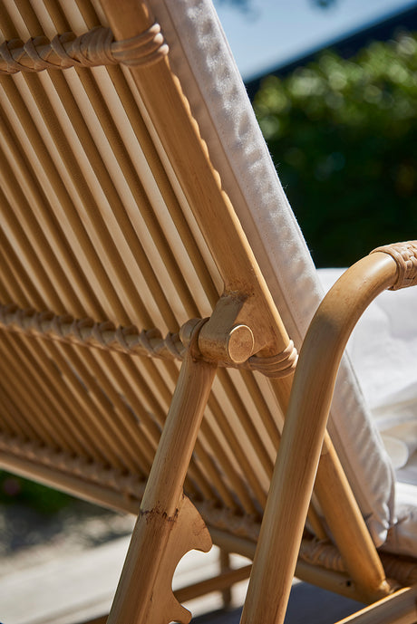 Josephine Exterior Liggestol, Natural fra Sika-Design - Ingen hynde - Jacobsen Plus