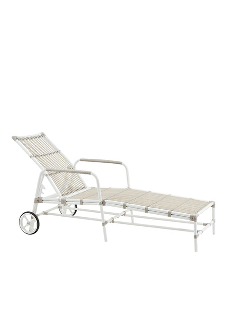 Josephine Exterior Liggestol, Dove White fra Sika-Design - Ingen hynde - Jacobsen Plus