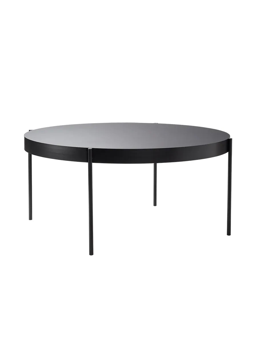 Serie 430 bord, sort af Verner Panton - Ø160 cm - Jacobsen Plus