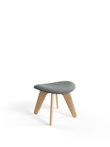 Slab Ottoman fra Tom Dixon - Natural Oak - Hallingdal 0130 - Jacobsen Plus