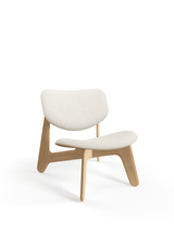 Slab Lounge Chair fra Tom Dixon - Natural Oak - Elle 0200 - Jacobsen Plus