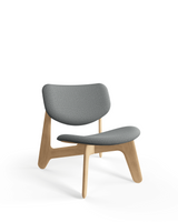 Slab Lounge Chair fra Tom Dixon - Natural Oak - Hallingdal 0130 - Jacobsen Plus