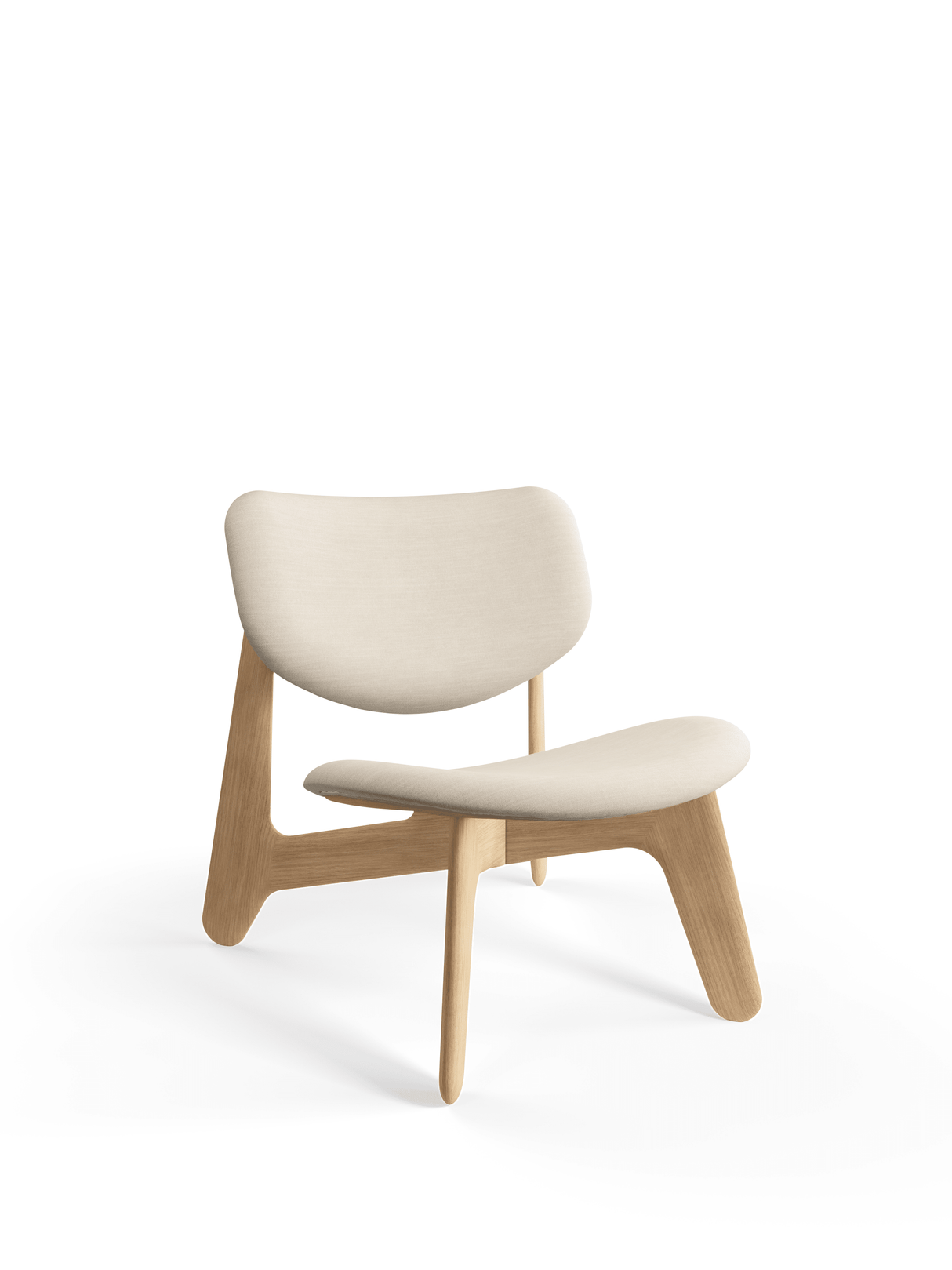 Slab Lounge Chair fra Tom Dixon - Natural Oak - Linara 05 - Jacobsen Plus