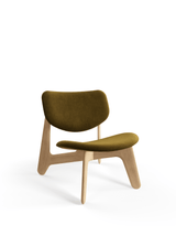 Slab Lounge Chair fra Tom Dixon - Natural Oak - Royal 0162 - Jacobsen Plus