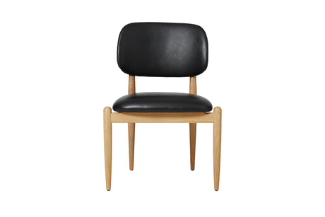 Slow spisebordsstol i eg, Ultra Black 41599 CMHR fra Stellar Works - 3 - Jacobsen Plus