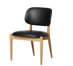 Slow spisebordsstol i eg, Caress 1509 HR fra Stellar Works